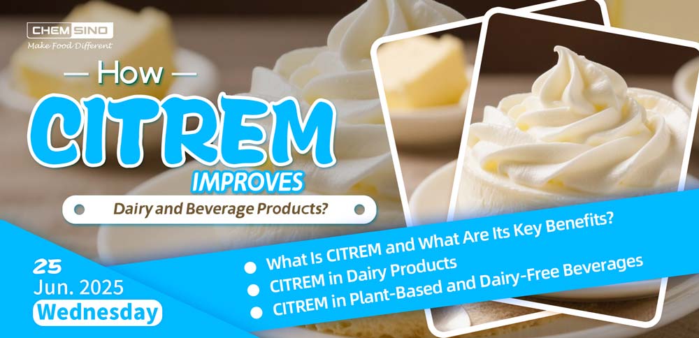 How CITREM Improves Dairy and Beverage Products